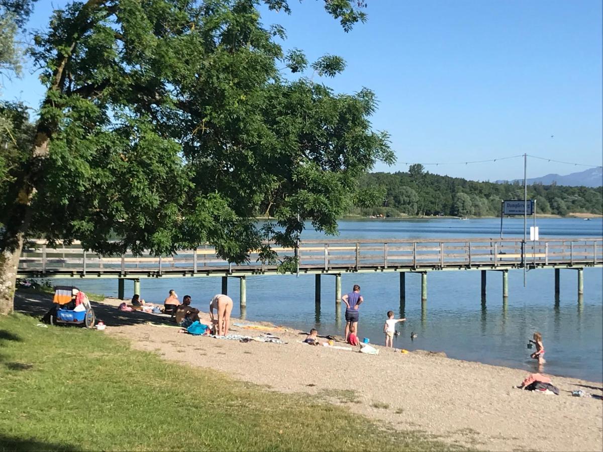 Ferienwohnung mit Herz Seebruck am Chiemsee Seeon-Seebruck Exterior foto